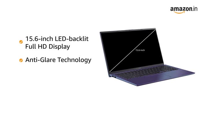 ASUS VivoBook 15 X512FA-EJ373T Intel Core i3 10th Gen 15.6-inch